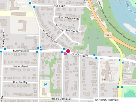 Location of Bernache Cafébuvette at 1120 Rue Prospect, Sherbrooke