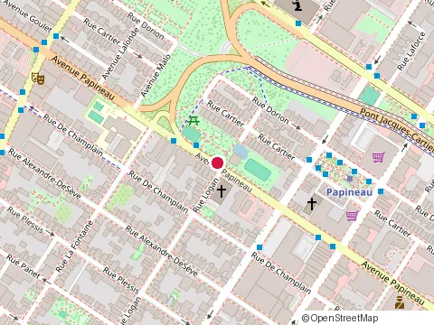Location of Bernard & Turgeon at 1551 avenue Papineau, Montréal