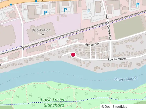 Location of Bernard Landry Inc at 2534 Rue Raimbault, Sherbrooke