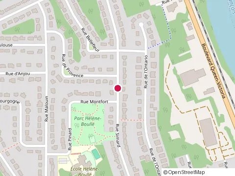 Location of Bernard Potvin Cga at 1568 Rue Simard, Sherbrooke