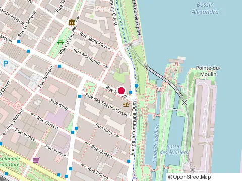 Location of Bernie Malenfant at 38 Rue Mcgill, Montréal