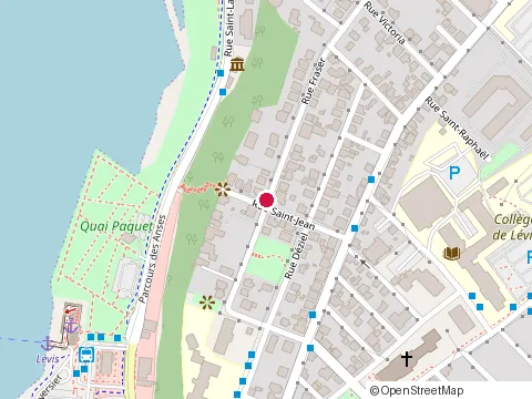 Location of Bernier Assurance at 1 Rue Fraser, Levis