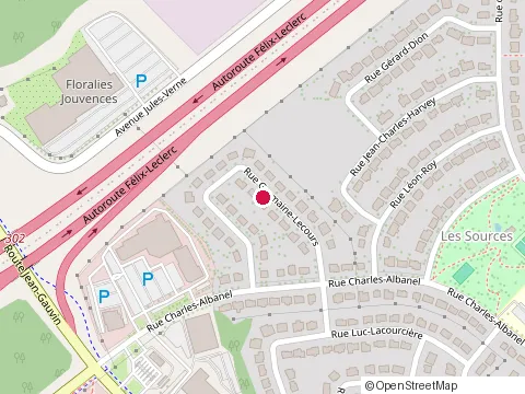 Location of Bernier Gosselin Cga Inc at 1238 Rue Germaine-Lecours, Québec