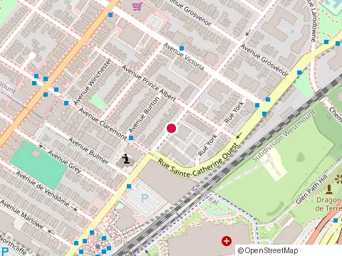Location of Bernier Jean l at 4994 de Maisonneuve O, Westmount