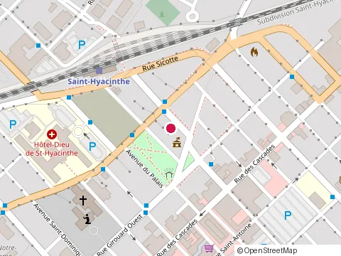 Location of Bertrand Graveline Transport at 700 avenue de l Hotel-de-Ville, Saint-Hyacinthe