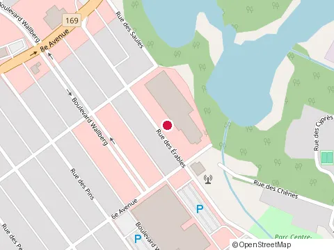 Location of Berube Goulet Mariette at Rue, Dolbeau-Mistassini