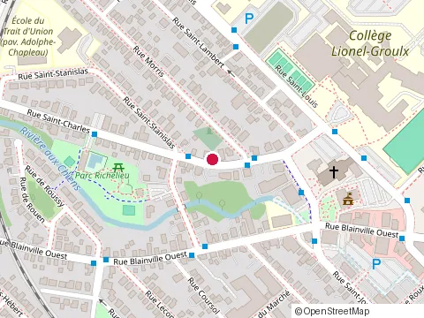 Location of Besoindunentrepreneur at 22 Rue St-Charles, Sainte-Thérèse
