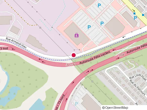 Location of Bestbuy Pieces at 6500 Rue Armand Viau, Québec