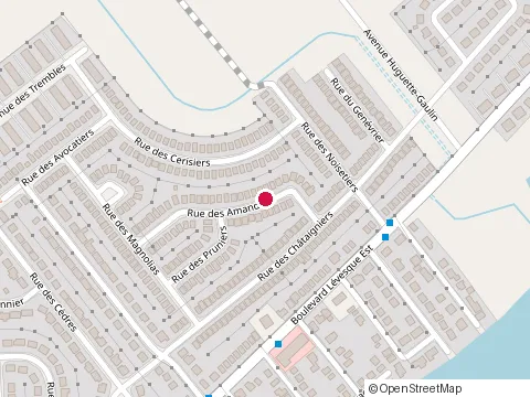 Location of Béton Bec Inc at des Rue des Magnolias 230, Laval