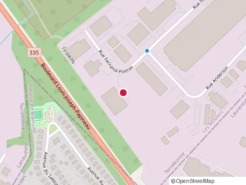 Location of Béton Lc at 505 Rue Fernand-Poitras, Terrebonne