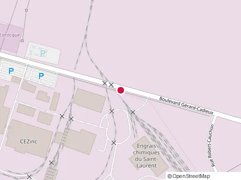 Location of Béton Salaberry at 1010 Bd Gérard-Cadieux, Salaberry-de-Valleyfield