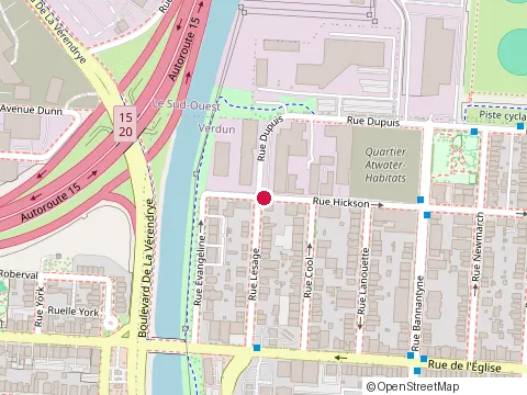 Location of Béton Tech Pro at 3897 Rue Bannantyne, Montréal