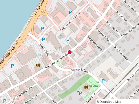 Location of Betonel Dulux at 134 St Germain O, Rimouski