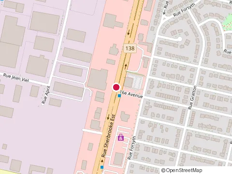Location of Betonel Limitee at 12560 Sherbrooke Rue E, Pointe-aux-Trembles