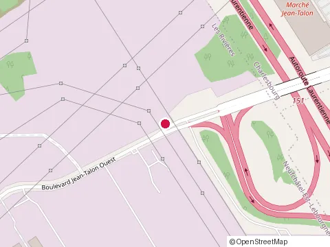 Location of Betoxy at 1600 boulevard Jean-Talon O, Québec