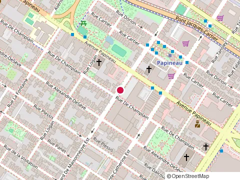 Location of Beyond Education Canada at 1650 boulevard de Maisonneuve O, Montréal