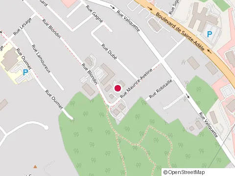 Location of Bge Construction at 55 Rue Maurice-Aveline, Sainte-Adele
