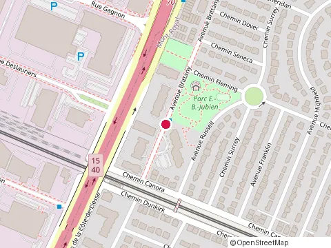Location of Bhm Rénovation at 208-45 avenue Brittany, Mont-Royal