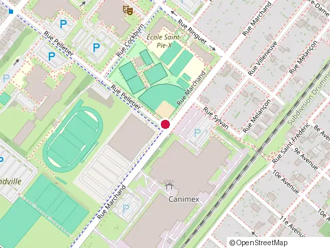 Location of Biblio Jean-Raimbault at 175 Rue Pelletier, Drummondville