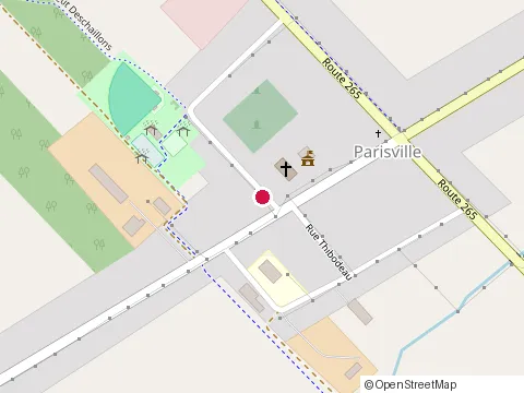 Location of Bibliotheque de Parisville at 1260 Rue Saint-Jacques, Parisville