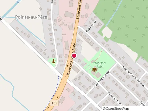 Location of Bibliothèque de Pointe-au-Père at 315 Avenue Thomas-Dionne, Rimouski