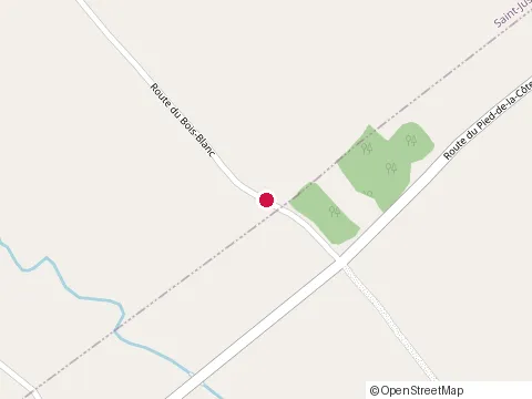 Location of Bibliothèque de Saint-Justin at 590 Rue Lafrenière, Saint-Justin