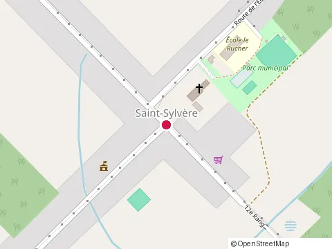 Location of Bibliothèque de Saint-Sylvère at Postalcode 756 Rue Principale, Saint-Sylvère