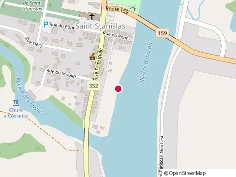 Location of Bibliothèque Émilie-Bordeleau at Saint-Gabriel 8 Rue Saint-Stanislas-de-Champlain, Mauricie