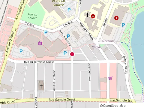 Location of Bibliothèque et Archives Nationales du Québec at 27 Rue du Terminus O, Rouyn-Noranda