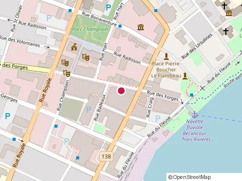 Location of Bibliothèque et Archives Nationales du Québec at 225 Rue des Forges, Trois-Rivières