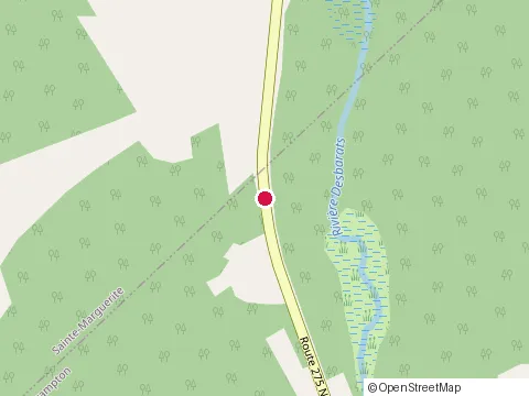 Location of Bibliothèque la Bouquine, Sainte-Marguerite at 268 St-Jacques, Sainte-Marguerite