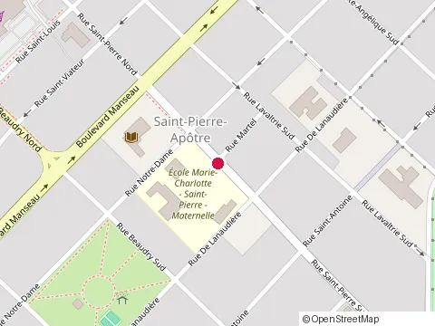 Location of Bibliothèque Rina-Lasnier at 57 Rue Saint-Pierre Sud, Joliette