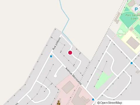Location of Bibliothèque Sainte Rosalie at 13955 avenue Morissette, Saint-Hyacinthe