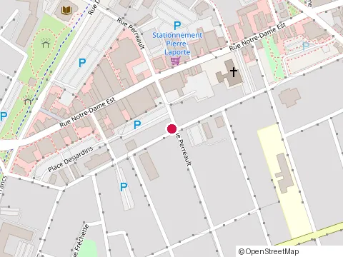 Location of Bicoque Bistro Bar at 86 Rue Saint-Jean-Baptiste, Victoriaville