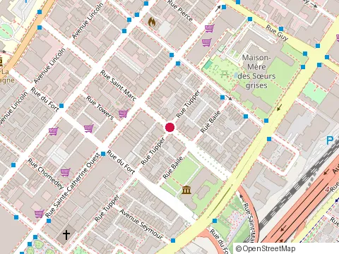 Location of Bid Crafters at 1259 Rue St Marc, Montréal