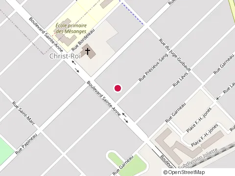 Location of Bidel Construction at 979 Rue Albert-Lussier, Joliette