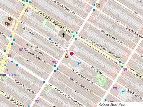 Location of Bienvenu R Excavation at 6707 Rue Boyer, Montréal