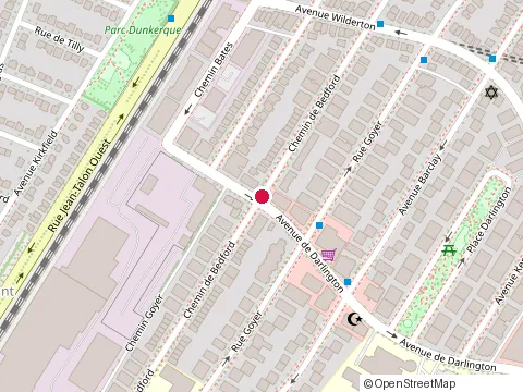 Location of Bienvenue at 6781 avenue Darlington, Montréal