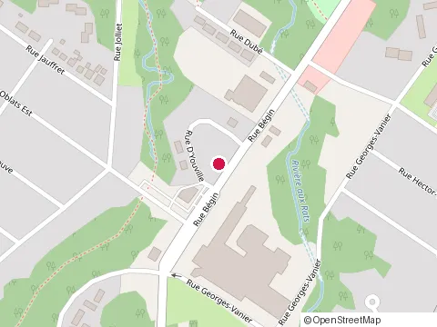 Location of Bienvenue Bégin at 950 Rue Bégin, Chicoutimi
