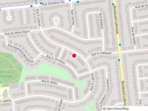 Location of Bifort Construction Inc. at 428 Rue P-Labine, Gatineau