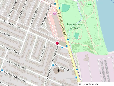 Location of Bigelow Assurance at 1809 Rue Liébert, Montréal