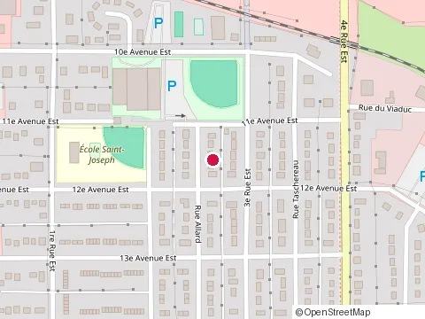 Location of Billard l'Adhoc at 261 avenue 1 E, Amos