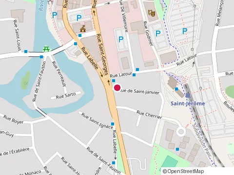Location of Billard Laurentien at 205 Rue de Saint-Janvier, Saint-Jérôme