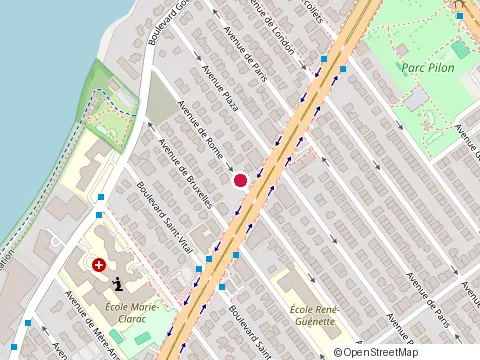 Location of Biloz Sylvia at 11353 avenue de Rome, Montréal-Nord