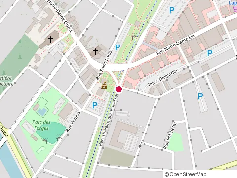 Location of Binerie la at 24 Rue Carignan, Victoriaville