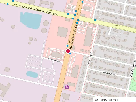 Location of Bingo Pointe-aux-Trembles at 11911 Rue Sherbrooke E, Montréal