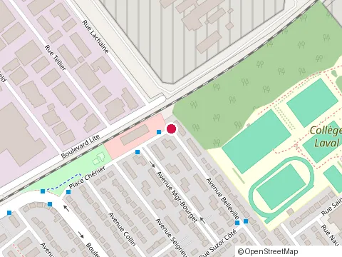 Location of Biniere St-Vincent at 4641 Place Chénier, Laval