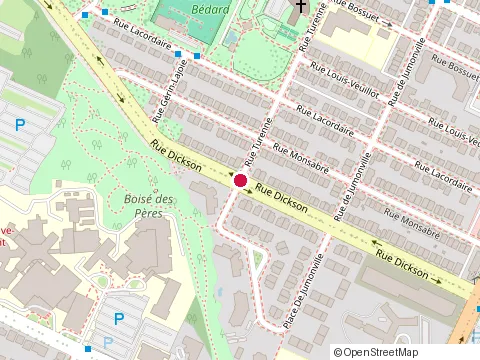 Location of Bip Floral Inc. at 5042 Rue Dickson, Montréal
