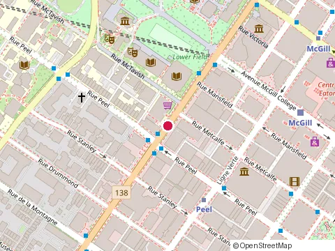 Location of Bishop Mercier Construction & Restauration Inc at 1002 Sherbrooke O, Montréal