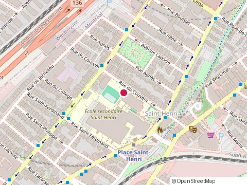Location of Bismillah Poulet Grillee Cuisine Indienne | Montreal #1 Indian Restaurant (100% Halal) at 520 avenue Greene, Montréal